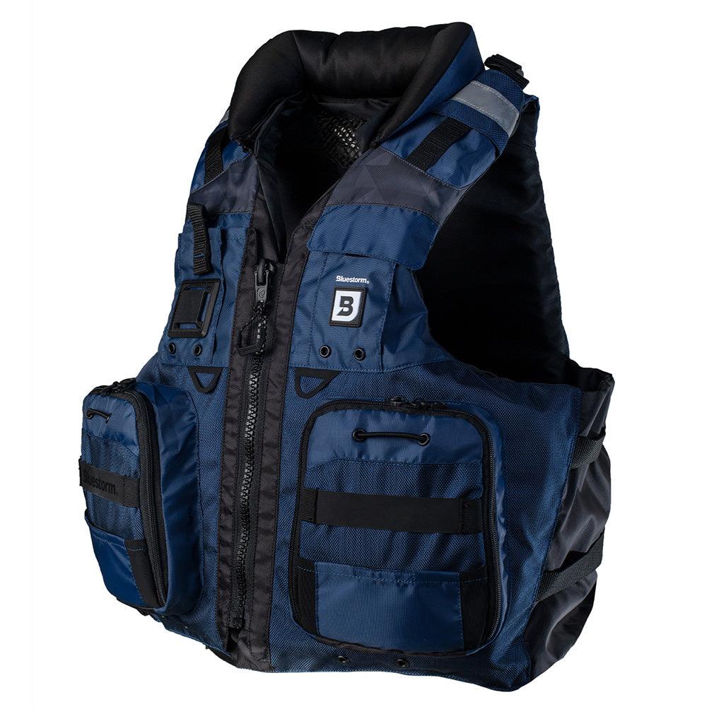 Bluestorm Classic Adult Fishing Life Jacket - Deep Blue - S/M [BS-70B-NAV-S/M] - Besafe1st® 