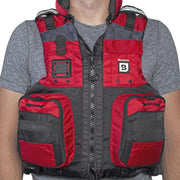 Bluestorm Classic Adult Fishing Life Jacket - Nitro Red - L/XL [BS-70B-RED-L/XL] - Besafe1st® 