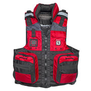 Bluestorm Classic Adult Fishing Life Jacket - Nitro Red - 2XL/3XL [BS-70B-RED-2/3X] - Besafe1st® 