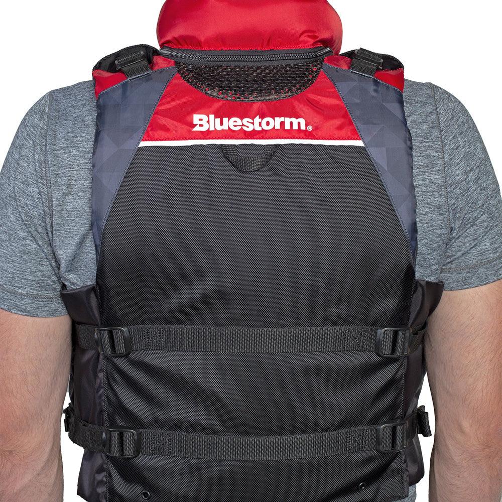 Bluestorm Classic Adult Fishing Life Jacket - Nitro Red - 2XL/3XL [BS-70B-RED-2/3X] - Besafe1st® 