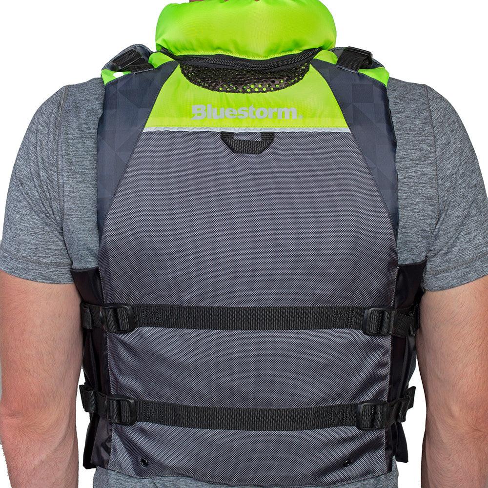 Bluestorm Classic Adult Fishing Life Jacket - Hi-Vis - S/M [BS-70B-HVS-S/M] - Besafe1st® 