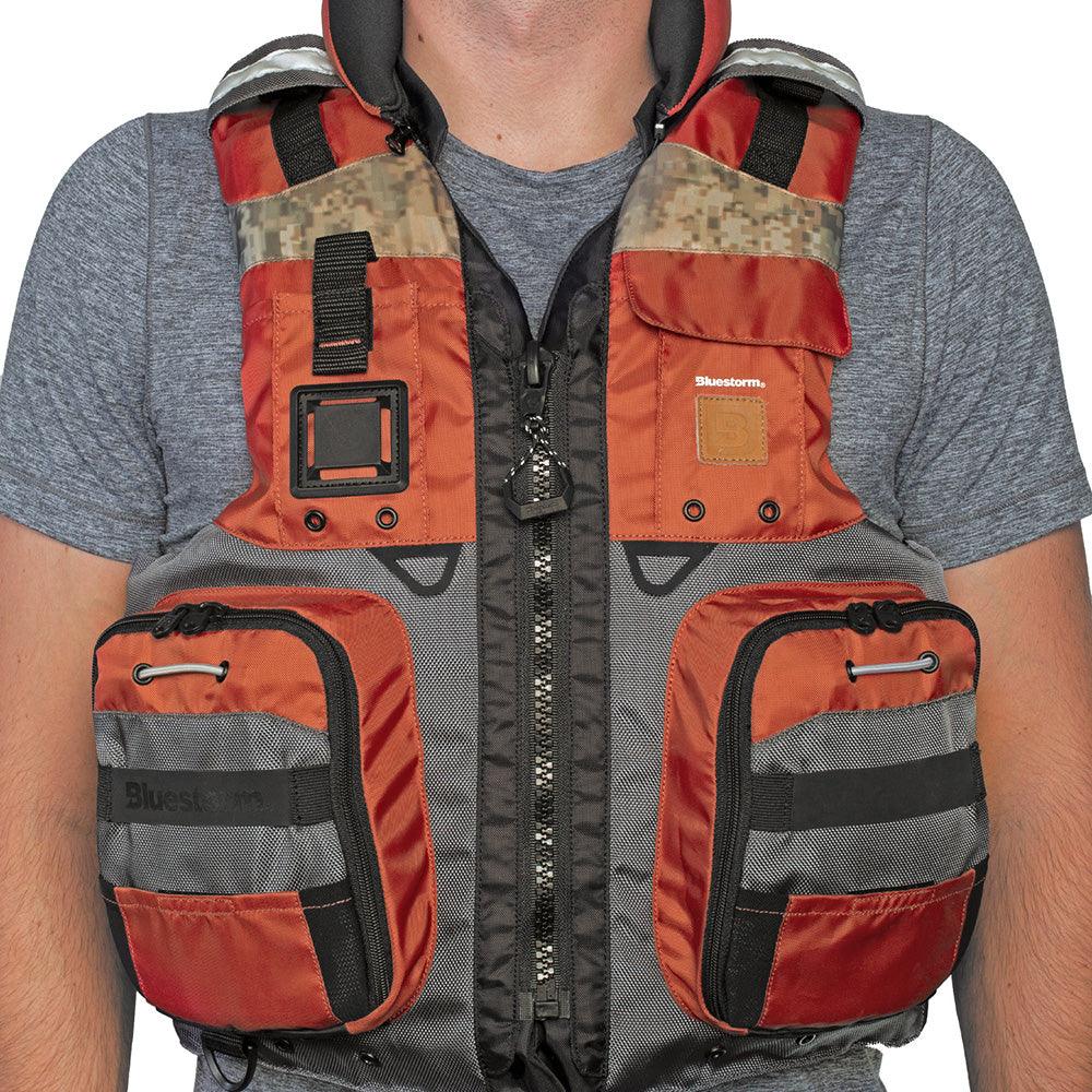 Bluestorm Classic Adult Fishing Life Jacket - Legendary Copper - S/M [BS-70B-CPR-S/M] - Besafe1st® 