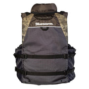 Bluestorm Classic Adult Fishing Life Jacket - Legendary Driftwood - S/M [BS-70B-TPE-S/M] - Besafe1st® 