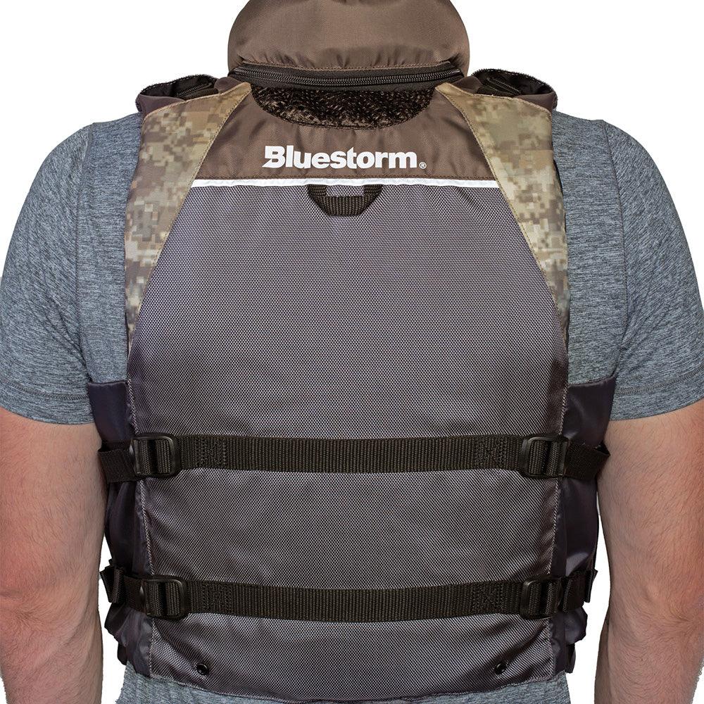 Bluestorm Classic Adult Fishing Life Jacket - Legendary Driftwood - S/M [BS-70B-TPE-S/M] - Besafe1st® 