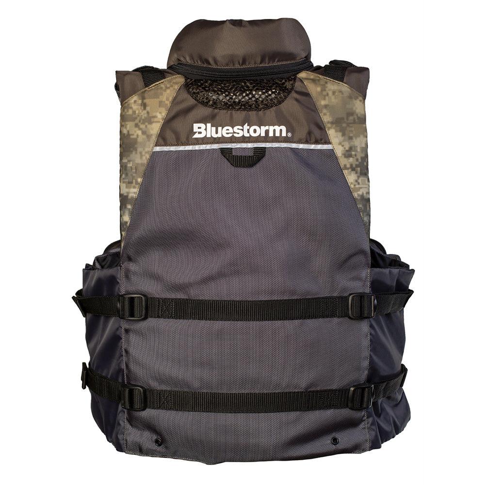 Bluestorm Classic Adult Fishing Life Jacket - Legendary Driftwood - L/XL [BS-70B-TPE-L/XL] - Besafe1st® 