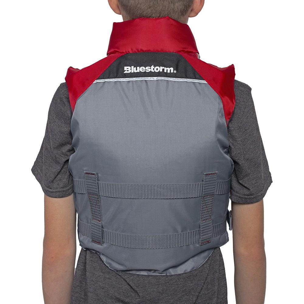 Bluestorm Classic Youth Fishing Life Jacket - Nitro Red [BS-365-RED-Y] - Besafe1st® 