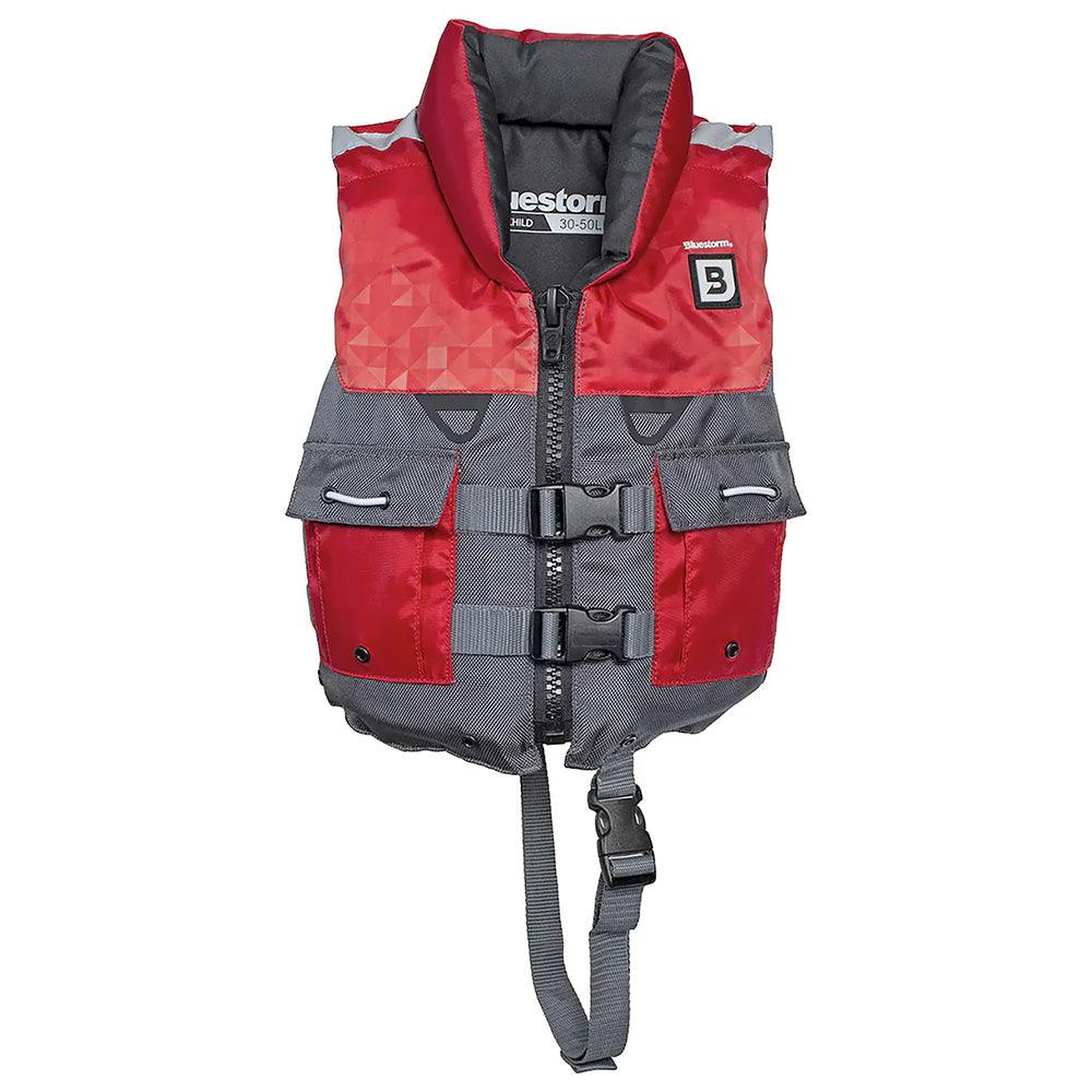 Bluestorm Classic Child Fishing Life Jacket - Nitro Red [BS-365-RED-C] - Besafe1st® 