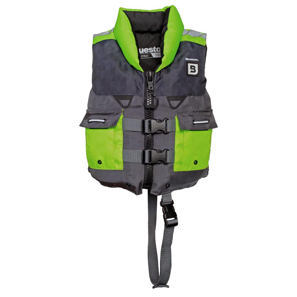 Bluestorm Classic Child Fishing Life Jacket - Hi-Vis [BS-365-HVS-C] - Besafe1st® 