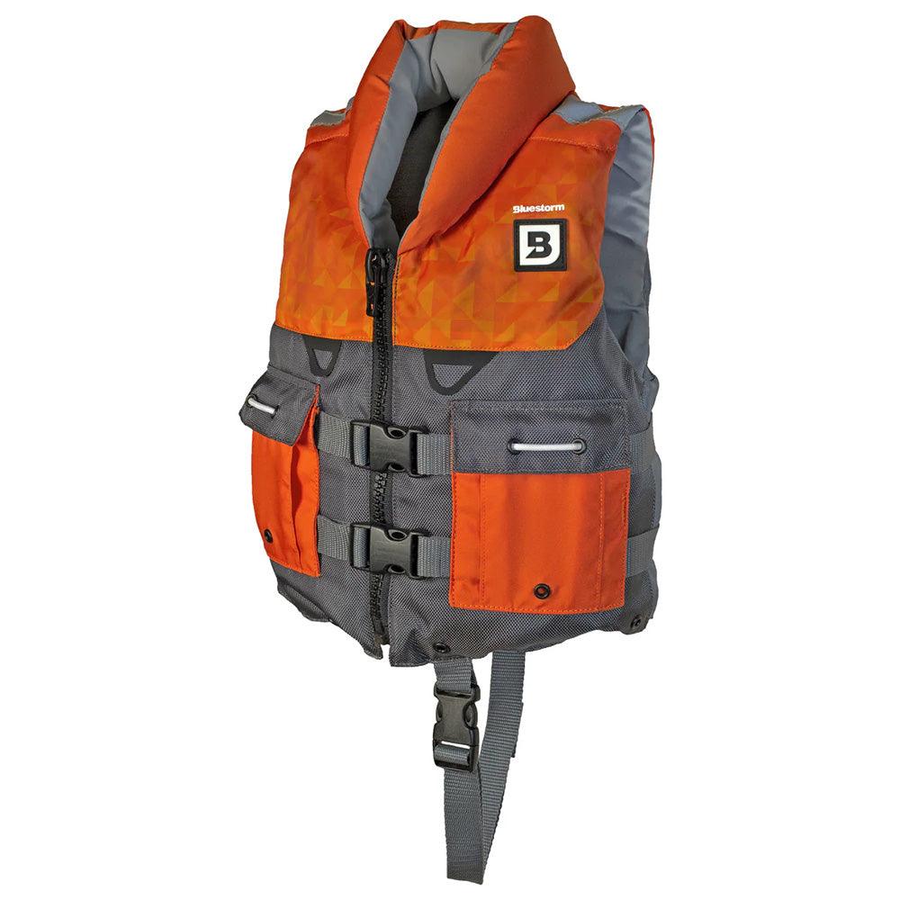 Bluestorm Classic Child Fishing Life Jacket - Optic Orange [BS-365-ORG-C] - Besafe1st® 