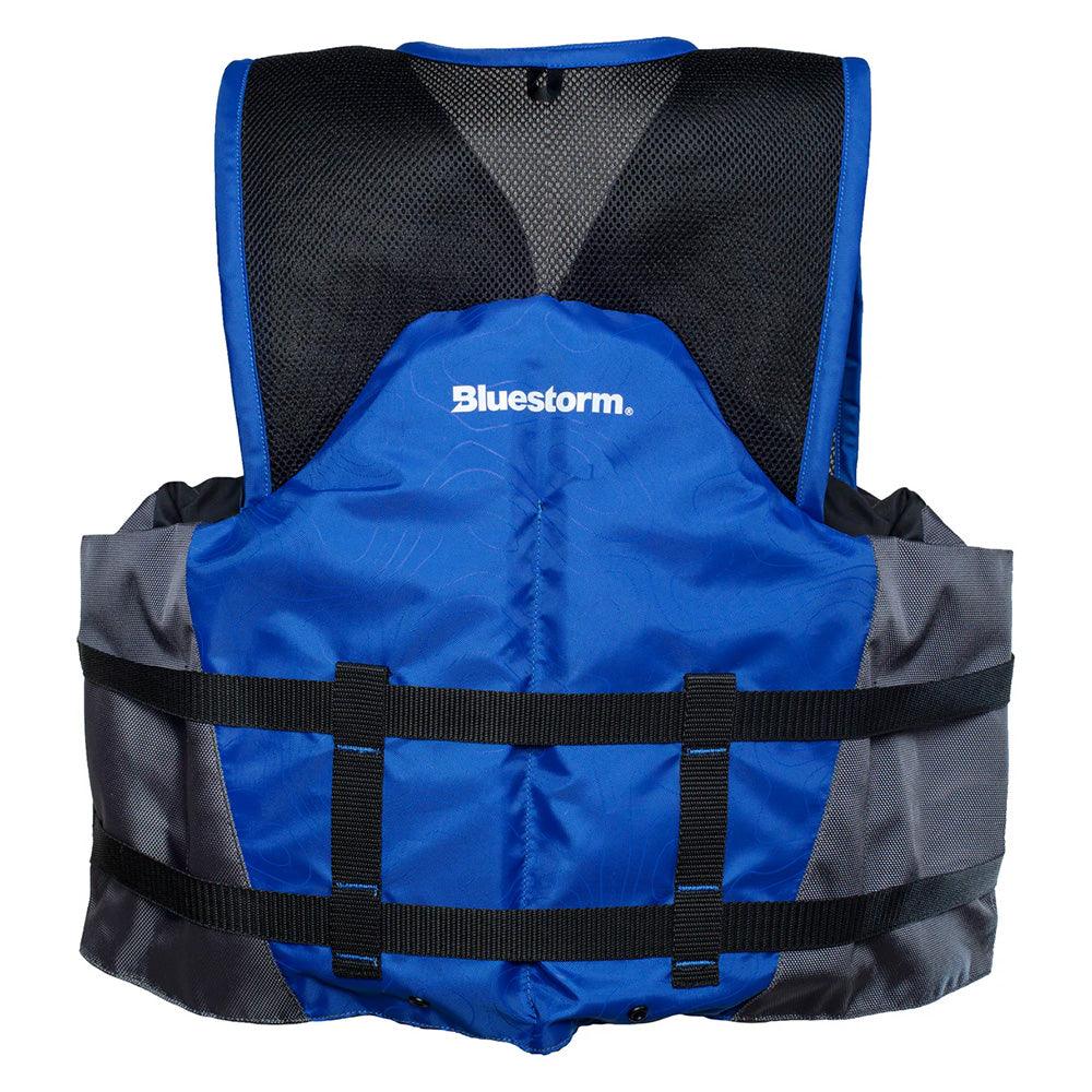 Bluestorm Sportsman Adult Mesh Fishing Life Jacket - Deep Blue - S/M [BS-105-BLU-S/M] - Besafe1st® 