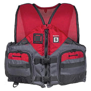 Bluestorm Sportsman Adult Mesh Fishing Life Jacket - Nitro Red - L/XL [BS-105-FDC-L/XL] - Besafe1st