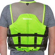 Bluestorm Sportsman Adult Mesh Fishing Life Jacket - Hi-Vis - S/M [BS-105-HVS-S/M] - Besafe1st® 