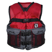 Bluestorm Sportsman Youth Mesh Fishing Life Jacket - Nitro Red [BS-105-RED-Y] - Besafe1st