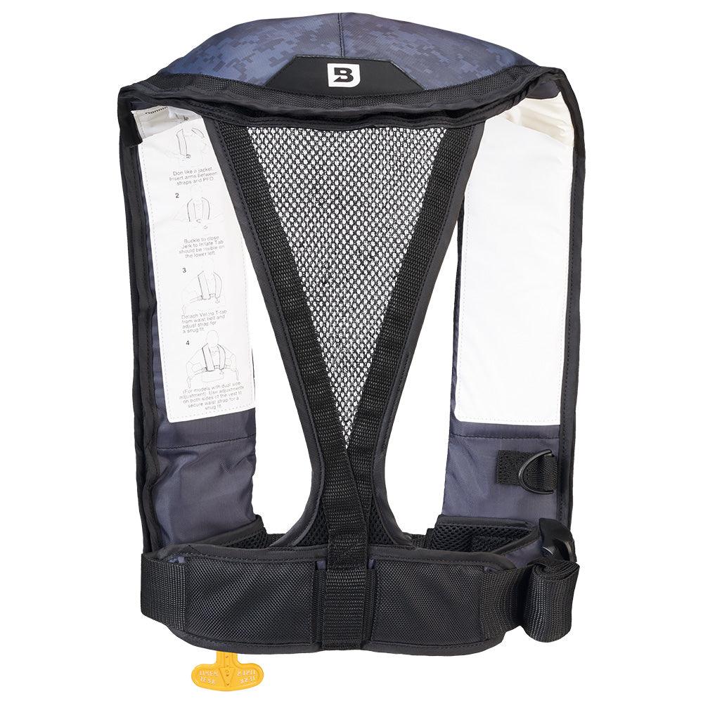 Bluestorm Atmos 40 Auto Type II Inflatable PFD - Apex Black [D1H-19-BLK] - Besafe1st® 