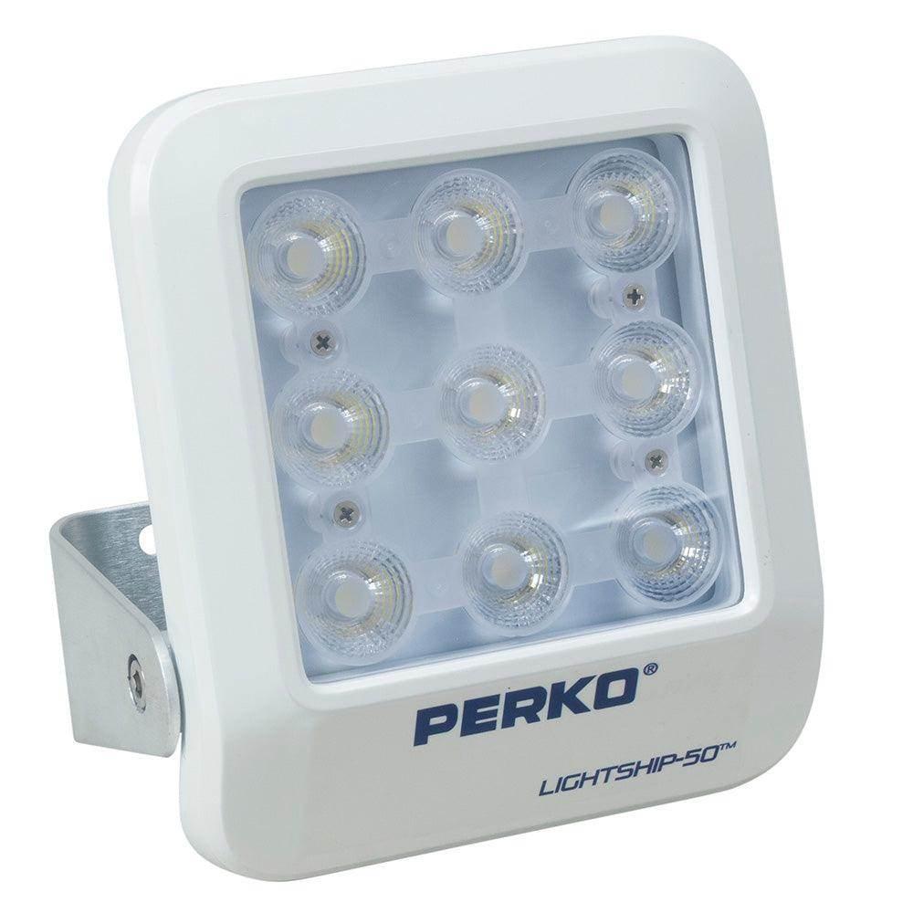 Perko Lightship 50 LED High Performance Floodlight - 12/24V - White [1643050F0W] Perko
