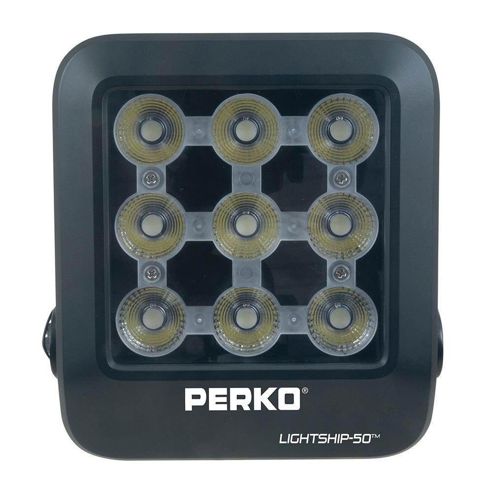 Perko Lightship 50 LED High Performance Spotlight - 12/24V - Black [1643050S0B] Perko