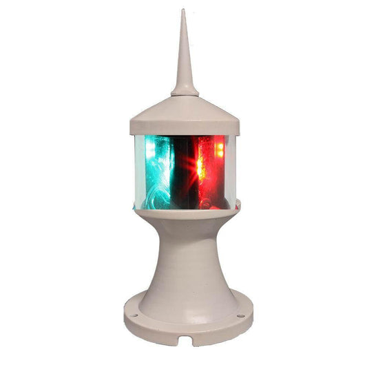 Lunasea Tri-Color/Anchor Zero Emission Light Fixture - 12V - White [LLB-73BK-01-WB] Lunasea Lighting
