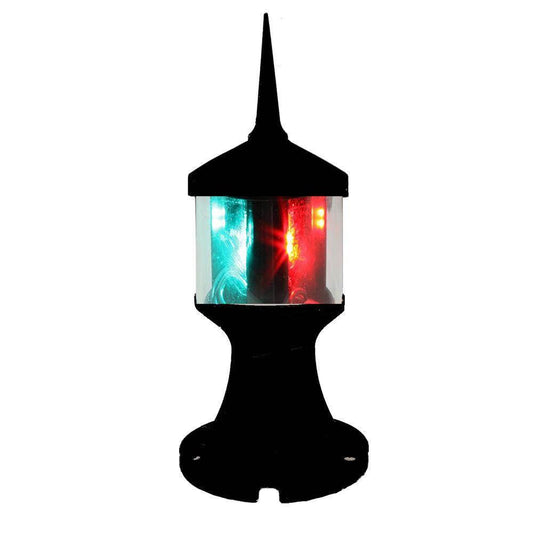 Lunasea Tri-Color/Anchor Zero Emission Light Fixture - 12V - Black [LLB-73BK-01-BB] Lunasea Lighting