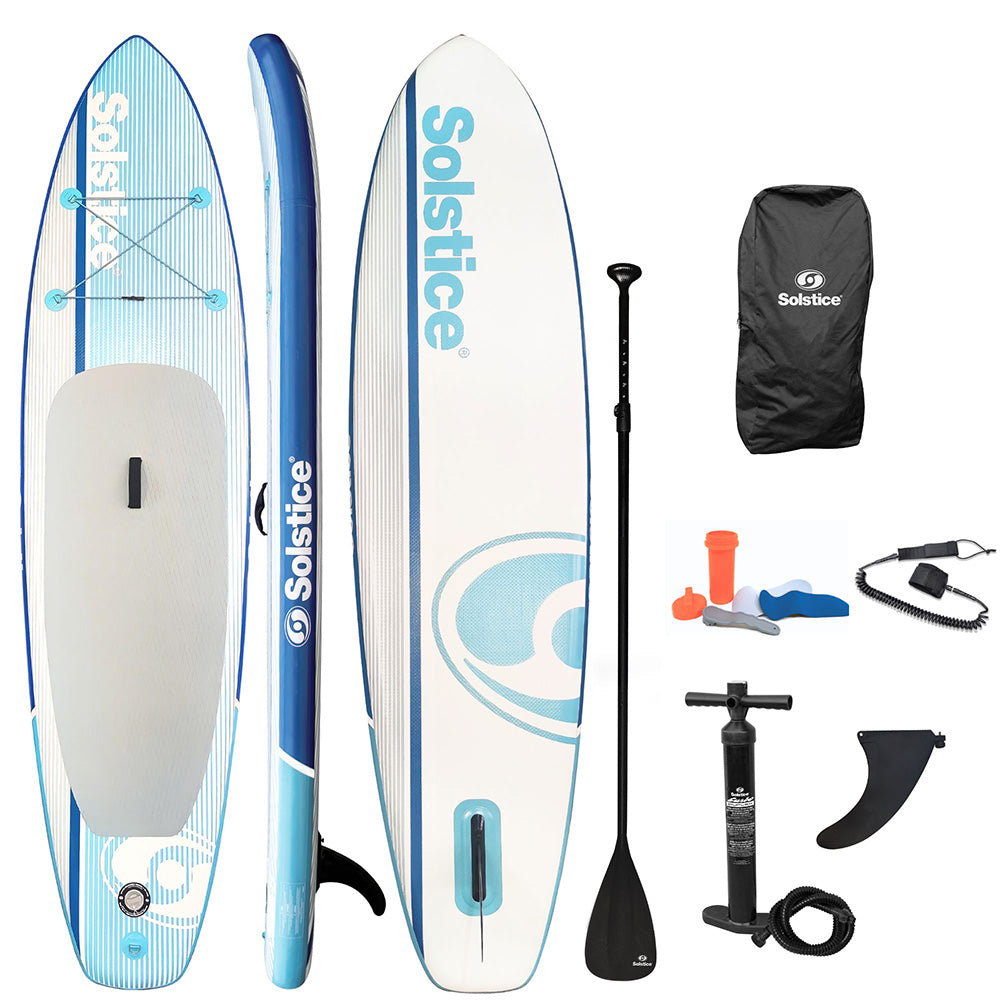 Solstice Watersports 10'6" Cruiser Inflatable Stand-Up Paddleboard Kit - Blue [36121] - Premium Inflatable Kayaks/SUPs Besafe1st Shop now 