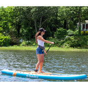 Solstice Watersports 10'6" Rambler Inflatable Stand-Up Paddleboard/Kayak 2-In-1 Kit w/Seat  Convertible Paddle - Orange [36201] - Premium Inflatable Kayaks/SUPs Besafe1st Shop now 