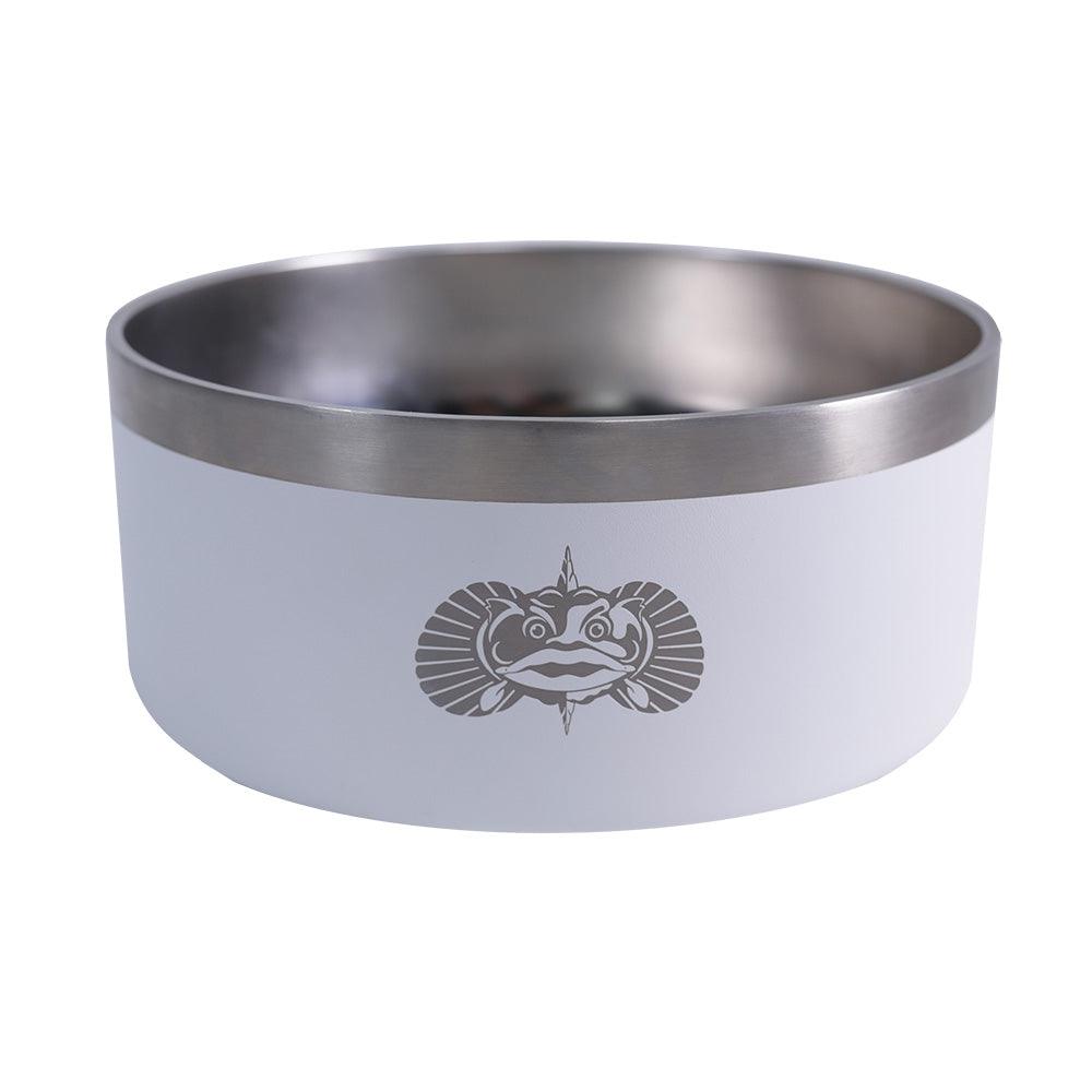 Toadfish Non-Tipping Dog Bowl - White [1052] - Besafe1st® 