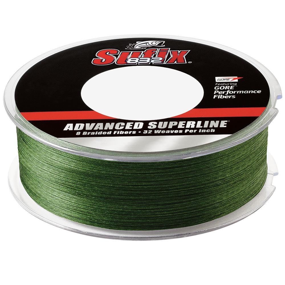 Sufix 832 Braid - 50lb - Low-Vis Green - 600 yds [660-250G] - Besafe1st® 