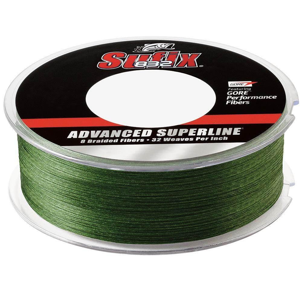 Sufix 832 Braid - 80lb - Low-Vis Green - 600 yds [660-280G] Sufix
