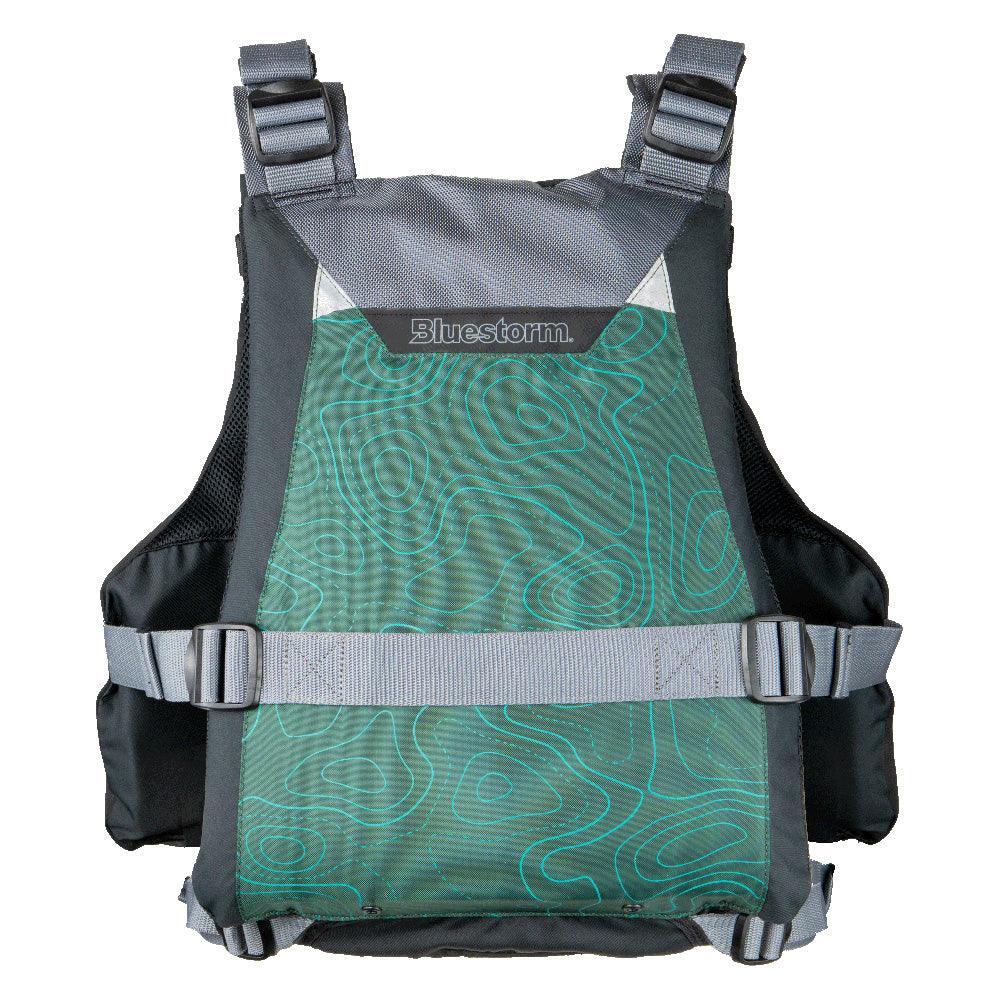 Bluestorm Motive Kayak Fishing Vest - Hunter Green - 2XL/3XL [248-HNT-2/3XL] - Besafe1st® 