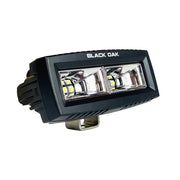 Black Oak 4" Marine Spreader Light Flood Scene LED Pro Series 3.0 - Black [4BMS-S] - Besafe1st