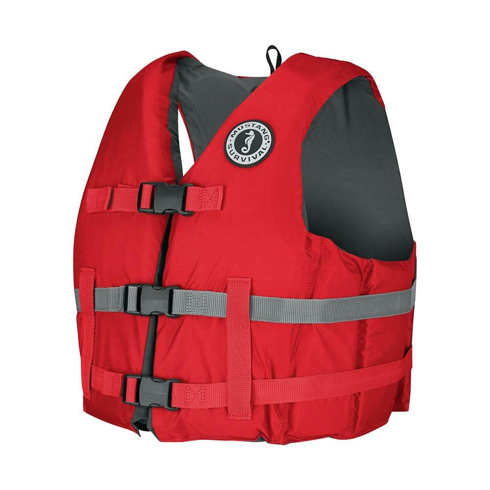 Mustang Livery Foam Vest - XL/XXL - Red [MV7010-4-XL/XXL] - Besafe1st