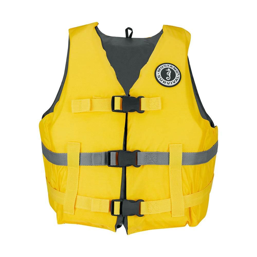Mustang Livery Foam Vest - XL/XXL - Yellow [MV7010-25-XL/XXL] Mustang Survival