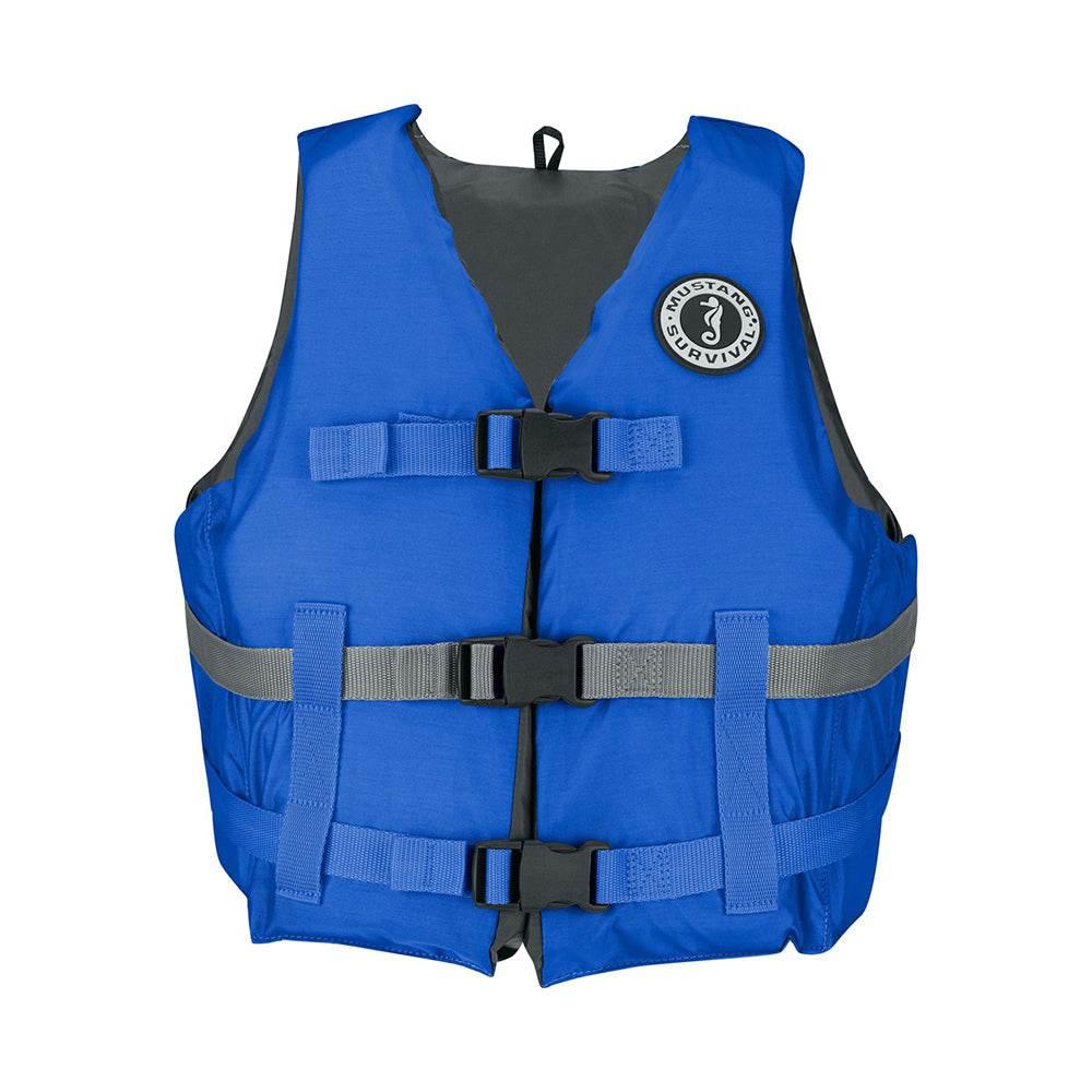 Mustang Livery Foam Vest - XL/XXL - Blue [MV7010-131-XL/XXL] Mustang Survival