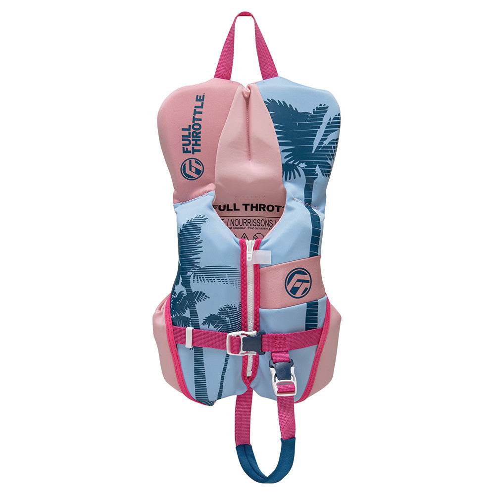 Full Throttle Infant Rapid-Dry Flex-Back Life Jacket - Pink [142200-105-000-25] - Besafe1st