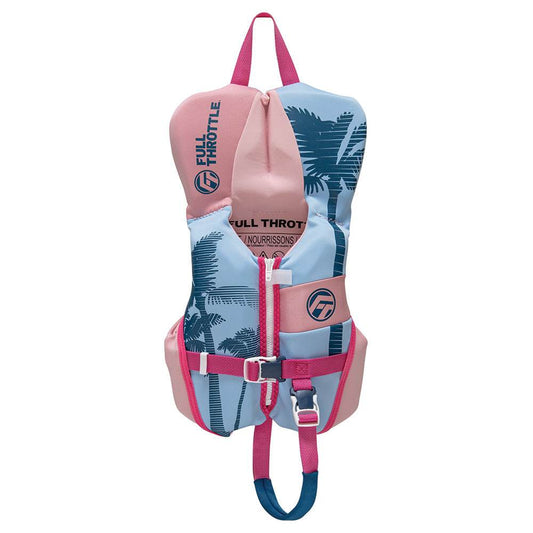 Full Throttle Infant Rapid-Dry Flex-Back Life Jacket - Pink [142200-105-000-25] - Besafe1st