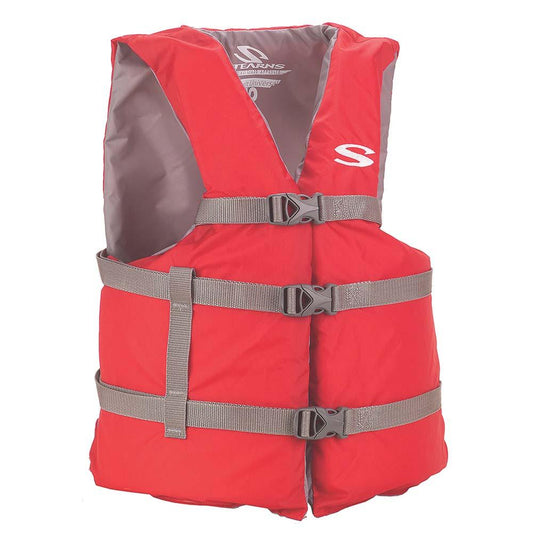 Stearns PFD 2001 Adult Boat Universal Red Display f/Adults Over 90lbs - Chest Size Of 50" [2160925] - Besafe1st
