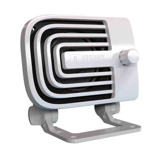 Banshee Marine Active External VHF Speaker - White [BAR-VA-1W] - Besafe1st