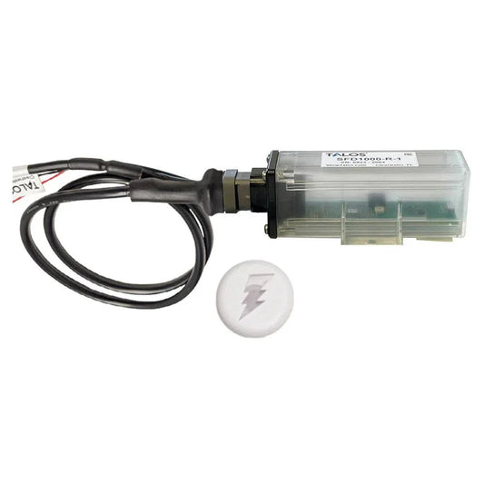 TALOS Remote Housing Lightning Detection System w/20' Cable - White Round Indicator w/Translucent Housing [SFD1000R-T1-WO-WH-20FT] TALOS
