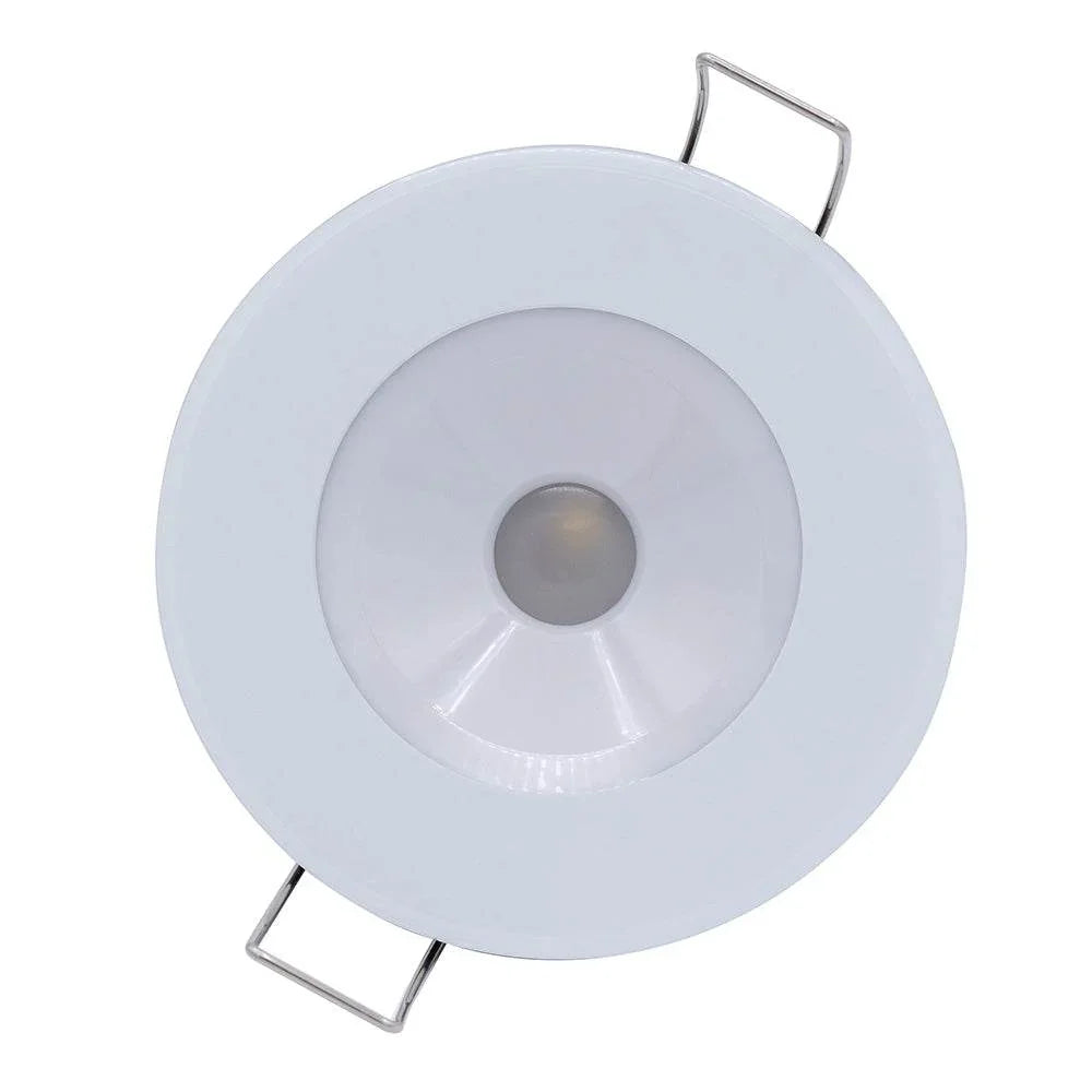 Lumitec Illusion Flush Mount LED Down Light - Spectrum RGBW - Cool White - White Housing [117127] Lumitec