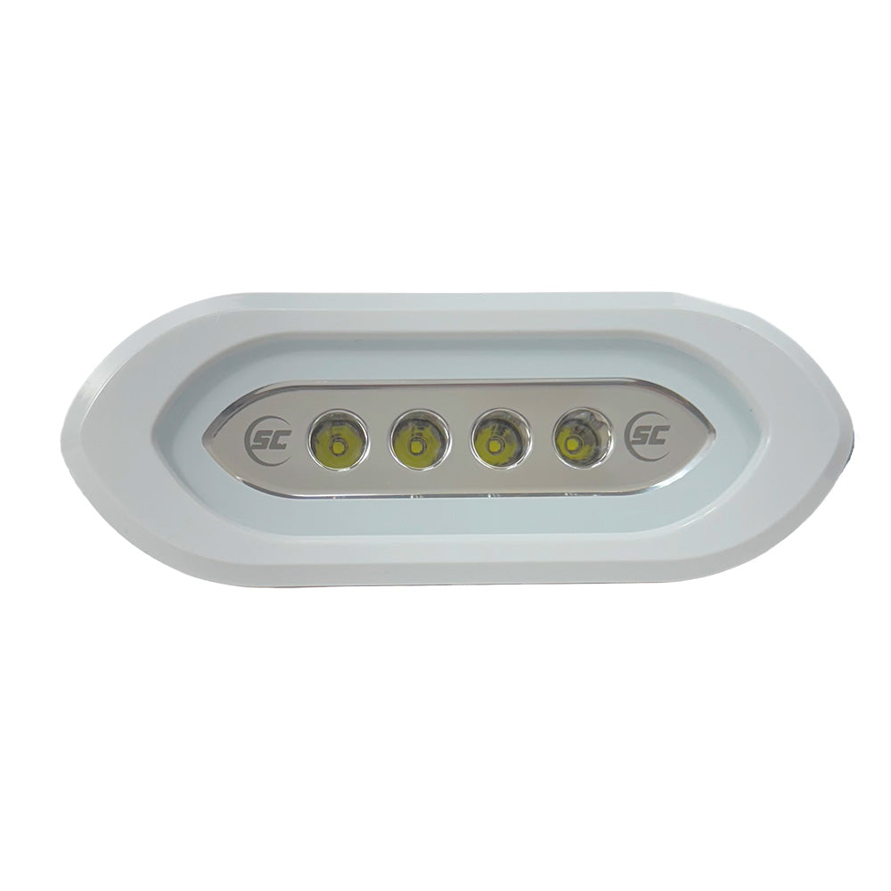 Shadow-Caster Flush Mount Spreader Light - White Housing - White [SCM-SLF4X-GW-WH] - Premium Flood/Spreader Lights Besafe1st Shop now 