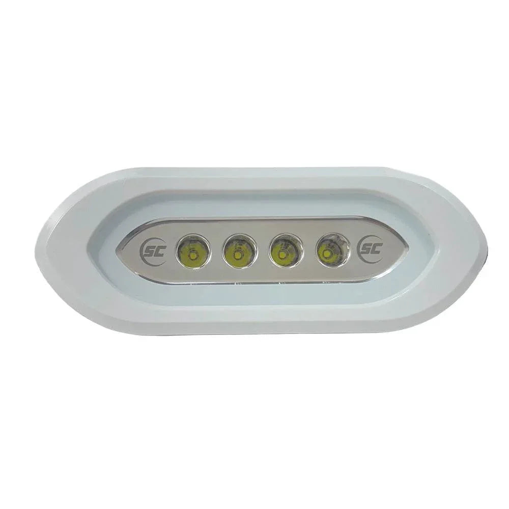 Shadow-Caster Flush Mount Spreader Light - White Housing - White [SCM-SLF4X-GW-WH] Shadow-Caster LED Lighting