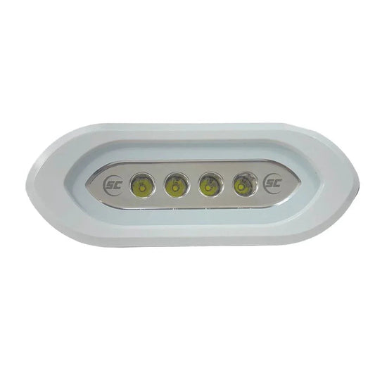 Shadow-Caster Flush Mount Spreader Light - White Housing - White [SCM-SLF4X-GW-WH] Shadow-Caster LED Lighting