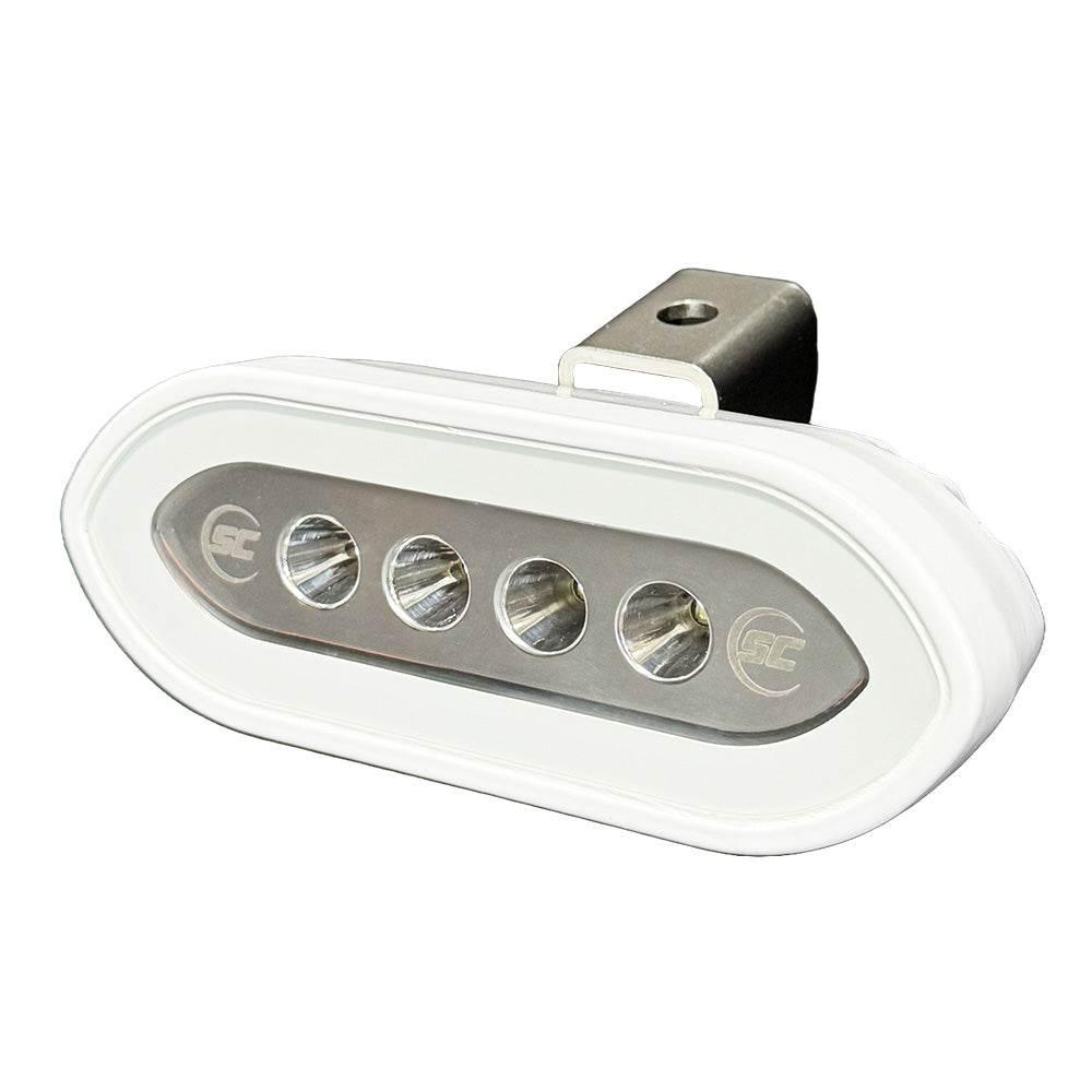Shadow-Caster Bracket Mount Spreader Light - White Housing - White [SCM-SLB4X-GW-WH] Shadow-Caster LED Lighting
