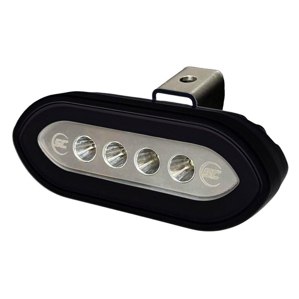 Shadow-Caster Bracket Mount Spreader Light - Black Housing - White [SCM-SLB4X-GW-BK] Shadow-Caster LED Lighting