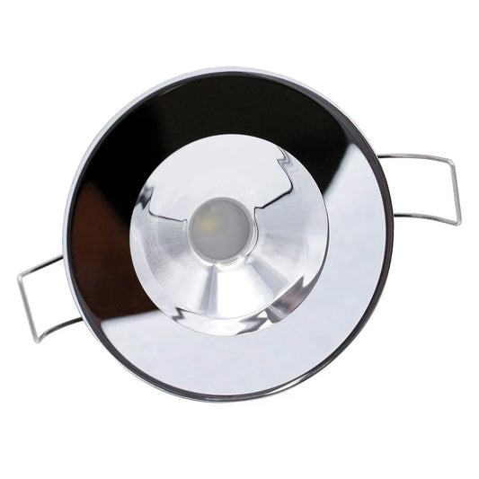 Lumitec Illusion Flush Mount LED Down Light - Spectrum RGBW - Cool White - Mirrored Housing [117147] Lumitec