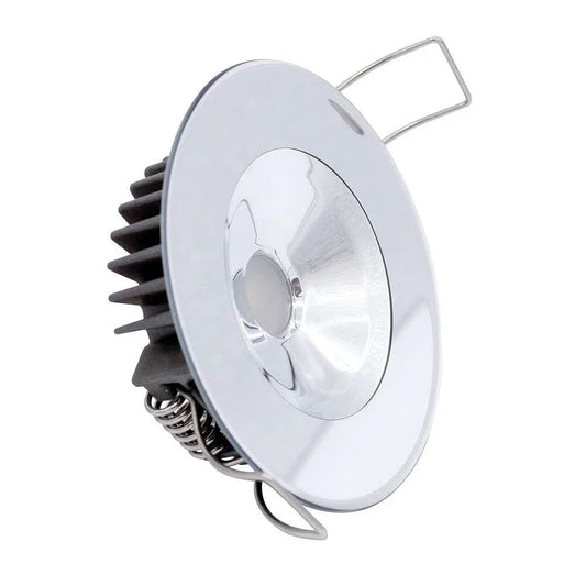 Lumitec Illusion Flush Mount LED Down Light - White - Non-Dimming - White Housing - MIrrored Housing [117143] Lumitec