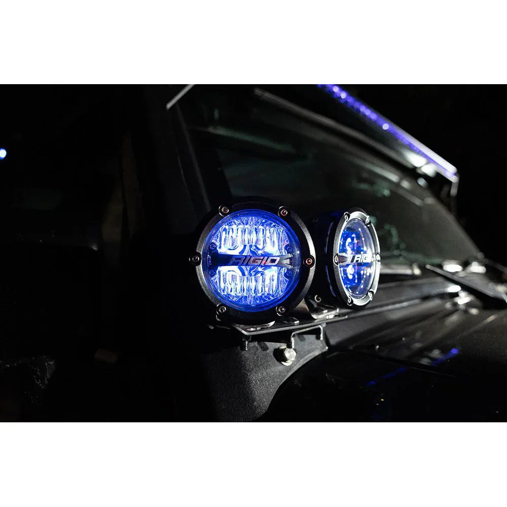 RIGID Industries 360-Series RGBW 4" Offroad Lamp Drive Beam w/RGBW Backlight Pods - Set of 2 [36401] RIGID Industries