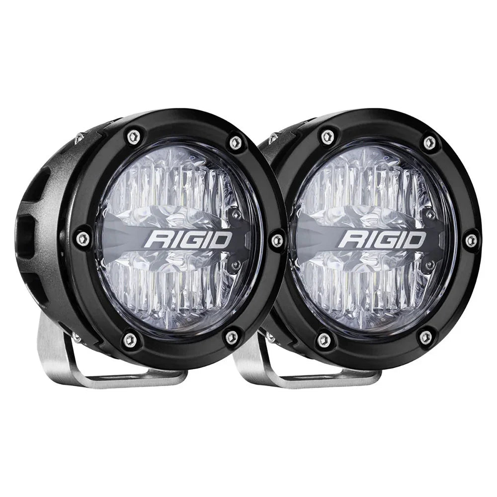 RIGID Industries 360-Series RGBW 4" Offroad Lamp Drive Beam w/RGBW Backlight Pods - Set of 2 [36401] RIGID Industries