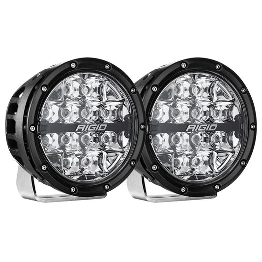 RIGID Industries 360-Series RGBW 6" Offroad Lamp Spot Beam w/RGBW Backlight Pods - Set of 2 [36412] RIGID Industries