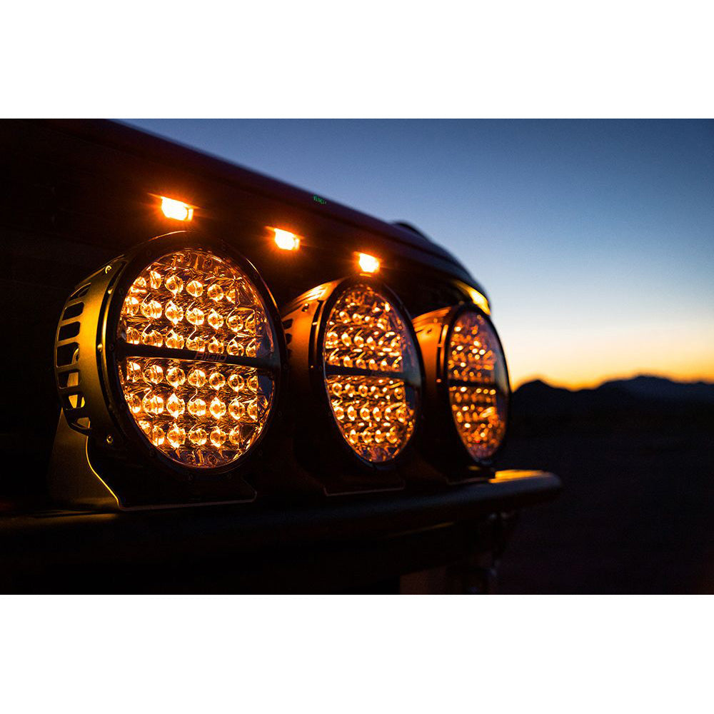 RIGID Industries 360-Series RGBW 9" Offroad Lamp Spot Beam w/RGBW Backlight Pods - Single [36422] - Besafe1st