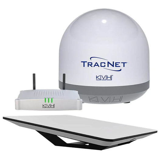 KVH HP Starlink Flat Panel Terminal Kit w/TracNet Coastal Pro 5G/WiFi Compact Terminal w/TracNet Hub [72-1048/01-0465] KVH